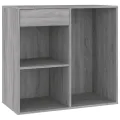 Armoire cosmétique Sonoma gris 80x40x75 cm Bois d'ingénierie