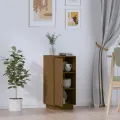 Buffet Marron miel 34x40x75 cm Bois massif de pin