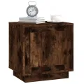 Tables de chevet 2 pcs chêne fumé 44x35x45 cm bois d'ingénierie