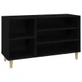 Armoire à chaussures Noir 102x36x60 cm Bois d'ingénierie