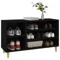 Armoire à chaussures Noir 102x36x60 cm Bois d'ingénierie