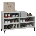 Armoire à chaussures Gris béton 102x36x60 cm Bois d'ingénierie