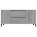 Meuble TV Sonoma gris 102x44,5x50 cm Bois d'ingénierie