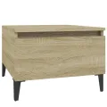 Tables d'appoint 2 pcs Chêne sonoma 50x46x35 cm Bois ingénierie