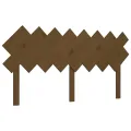 Tête de lit Marron miel 159,5x3x80,5 cm Bois massif de pin