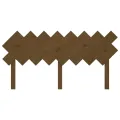 Tête de lit Marron miel 159,5x3x80,5 cm Bois massif de pin