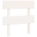 Tête de lit Blanc 93,5x3x81 cm Bois massif de pin