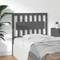 Tête de lit Gris 95,5x4x100 cm Bois massif de pin