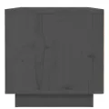 Table de chevet Gris 40x34x35 cm Bois de pin solide