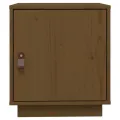 Tables de chevet 2pcs Marron miel 40x34x45cm Bois de pin massif
