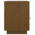 Tables de chevet 2pcs Marron miel 40x34x45cm Bois de pin massif