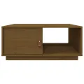 Table basse Marron miel 80x50x35,5 cm Bois massif de pin
