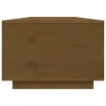 Table basse Marron miel 80x50x35,5 cm Bois massif de pin