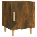 Tables de chevet 2 pcs Chêne fumé Bois d'ingénierie