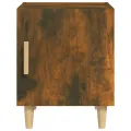 Tables de chevet 2 pcs Chêne fumé Bois d'ingénierie