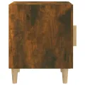 Tables de chevet 2 pcs Chêne fumé Bois d'ingénierie