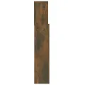 Armoire de tête de lit Chêne fumé 100x19x103,5 cm