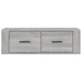 Armoire TV suspendue Sonoma gris 80x36x25 cm Bois d'ingénierie