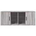 Meuble TV Sonoma gris 100x35x40 cm Bois d'ingénierie