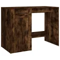 Bureau Chêne fumé 100x49x75 cm Bois d'ingénierie