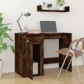 Bureau Chêne fumé 100x49x75 cm Bois d'ingénierie