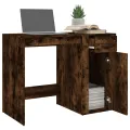 Bureau Chêne fumé 100x49x75 cm Bois d'ingénierie