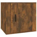Table de chevet Chêne fumé 50x39x47 cm