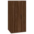 Meuble TV mural Chêne marron 40x34,5x80 cm