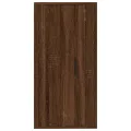 Meuble TV mural Chêne marron 40x34,5x80 cm