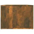 Table basse Chêne fumé 80x50x36 cm Bois d'ingénierie