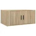 Table basse Chêne sonoma 80x50x36 cm Bois d'ingénierie