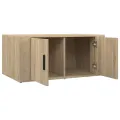 Table basse Chêne sonoma 80x50x36 cm Bois d'ingénierie