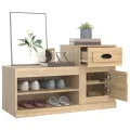 Armoire à chaussures chêne sonoma 100x42x60cm bois d'ingénierie