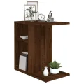 Table d'appoint Chêne marron 50x30x50 cm Bois d'ingénierie