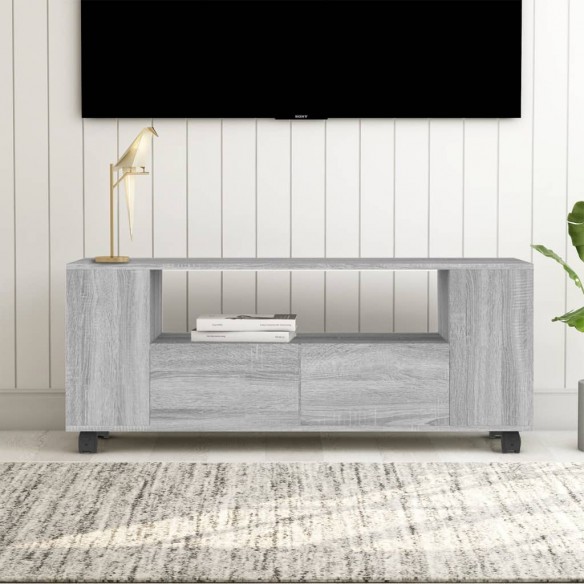 Meuble TV Sonoma gris 120x35x48 cm Bois d'ingénierie