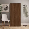 Armoire à chaussures Chêne marron 80x35,5x180cm Bois ingénierie