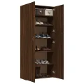 Armoire à chaussures Chêne marron 80x35,5x180cm Bois ingénierie