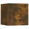 Meuble TV mural Chêne fumé 30,5x30x30 cm