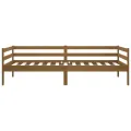 Lit de jour Marron miel 90x190 cm Bois de pin massif