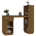 Bureau Marron miel 110x53x117 cm Bois massif de pin