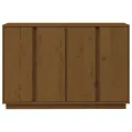 Buffet Marron miel 120x35x80 cm Bois massif de pin