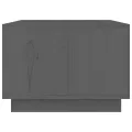 Table basse Gris 80x50x35 cm Bois massif de pin
