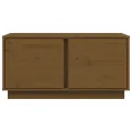 Table basse Marron miel 80x50x40 cm Bois massif de pin