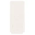 Buffet Blanc 38x35x80 cm Bois massif de pin