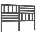 Tête de lit Gris 146x4x100 cm Bois massif de pin