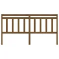 Tête de lit Marron miel 186x4x100 cm Bois massif de pin