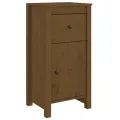 Buffet Marron miel 40x35x80 cm Bois massif de pin