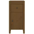 Buffet Marron miel 40x35x80 cm Bois massif de pin