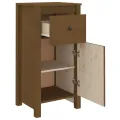 Buffet Marron miel 40x35x80 cm Bois massif de pin