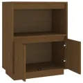Buffet Marron miel 60x34x75 cm Bois massif de pin